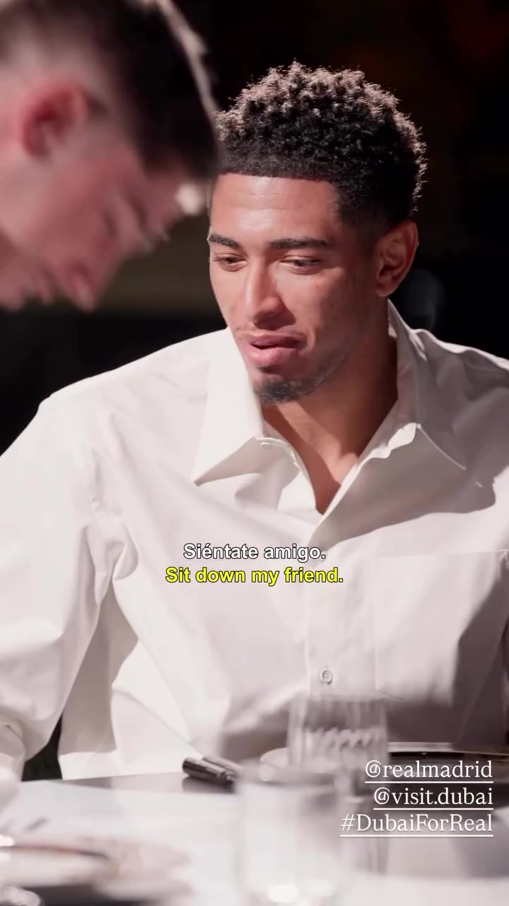 巴尔韦德社媒晒与贝林厄姆合拍的广告，宣传迪拜旅游